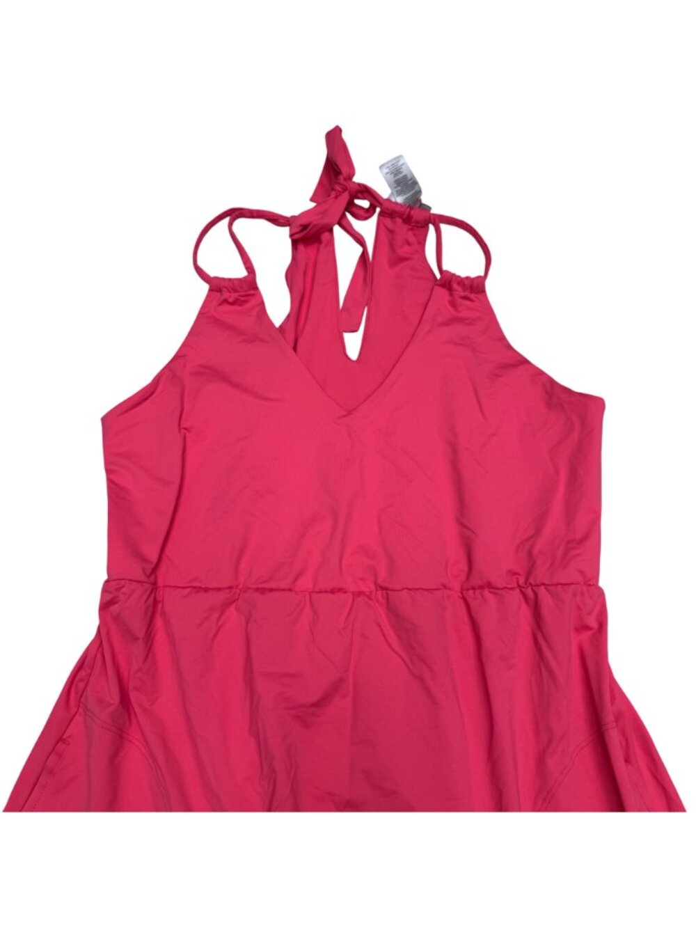 NWOT Tommy Bahama Women's Hot Pink Activewear Double Strap Spa Dress, Size S - Picture 3 of 9